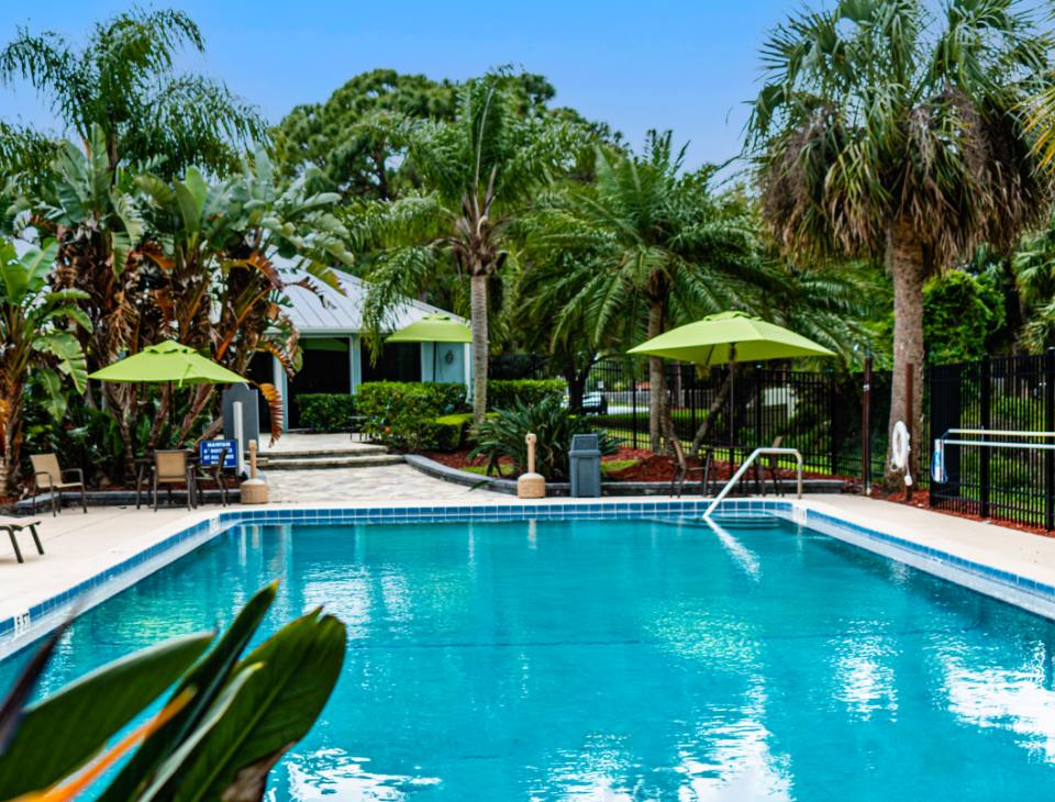 Pool at Woodlake Village Apartments, Palm Bay