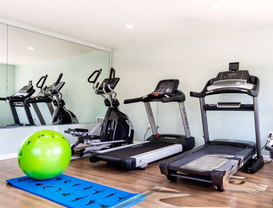 Fitness center at Woodlake Village, Palm Bay, Florida